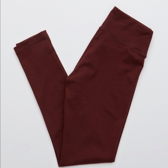 aerie Pants - 3/$15 Maroon Aeire Leggings